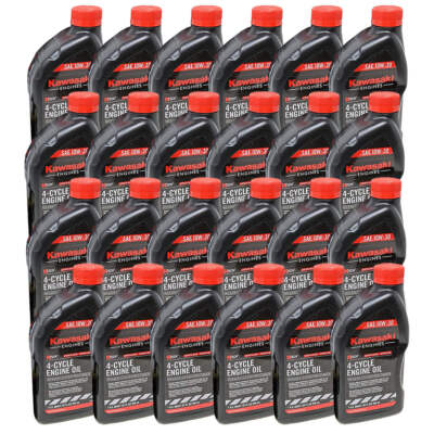 24PK Quart Genuine OEM Kawasaki 4 Cycle Engine Oil K-TECH SAE 10W-30 99969-6081
