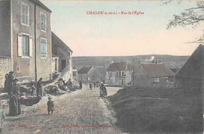 Old postcard 91 Viry Chatillon / Rue de la Mairie / Bakery