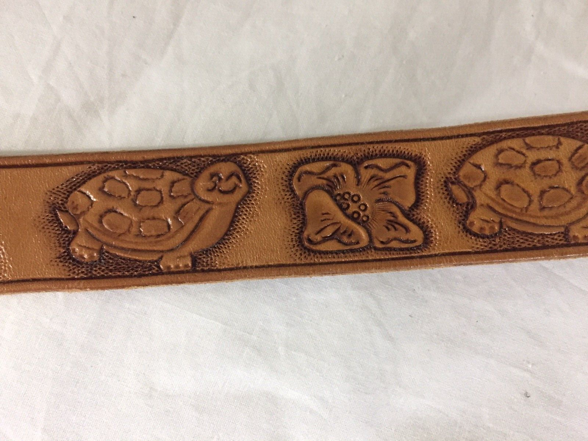 Vintage Turtle Buckle &‎ Suede Belt B1194A - Turquoise Suede Belt - Double J Saddlery main image 2