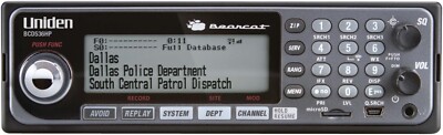 Uniden BCD536HP Digital Base/Mobile Scanner   HomePatrol, P25 Phase I/II