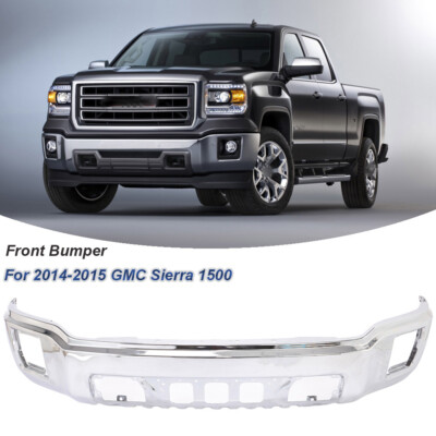 NEW Front Bumper For 2014-2015 GMC Sierra 1500 Without Sensors