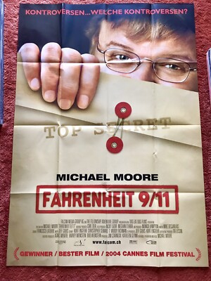 Fahrenheit 9/11 Kinoplakat Poster A0, 84x119cm, Michael Moore
