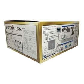 Sega Saturn Gray Console W/BOX,controller,AV cable"/JAPAN Tested working