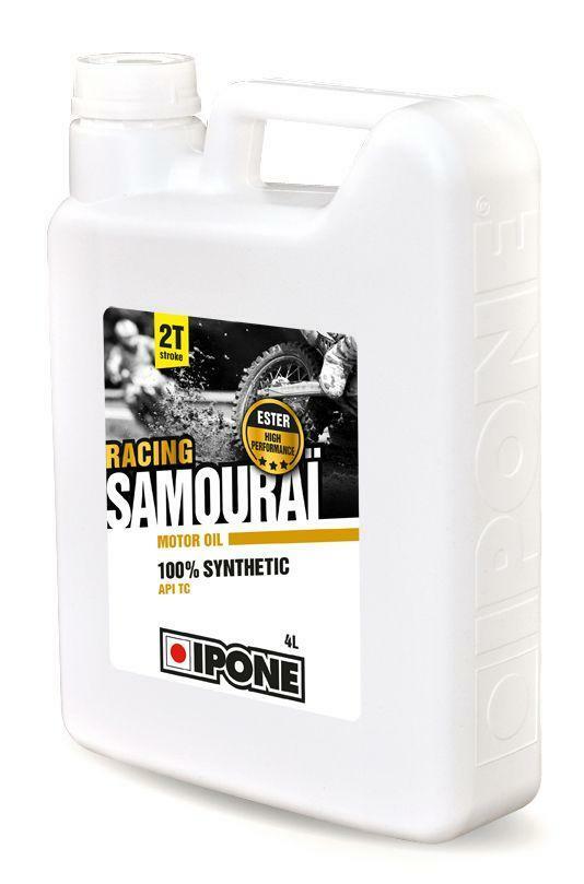 Huile IPONE SAMOURAI 2T lubrifiant haute performance pour mélange de moto 4L