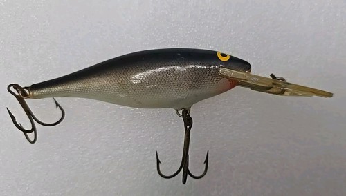 VINTAGE RAPALA DEEP RUNNER SHAD RAP FISHING LUREs Set Of 2 - Picture 7 of 10