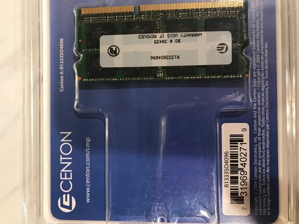CENTON 731969300398 4GB DDR3 1333 - Image 2 of 3