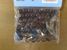 Holzperlen schwarz Basteln Perle F&auml;deln 15mm 12mm 10mm 8mm 6mm 4mm Speichelfest