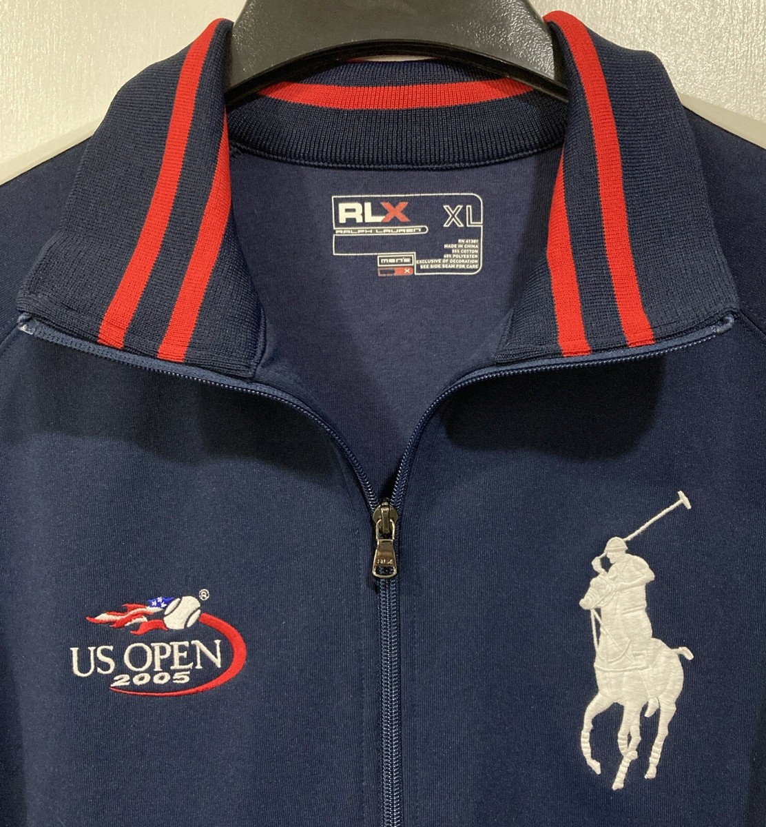 RLX Ralph Lauren 2005 US Open Tennis Track Jacket (size: XL RLX Ralph Lauren 2005 US Open Tennis Track Jacket (size: XL