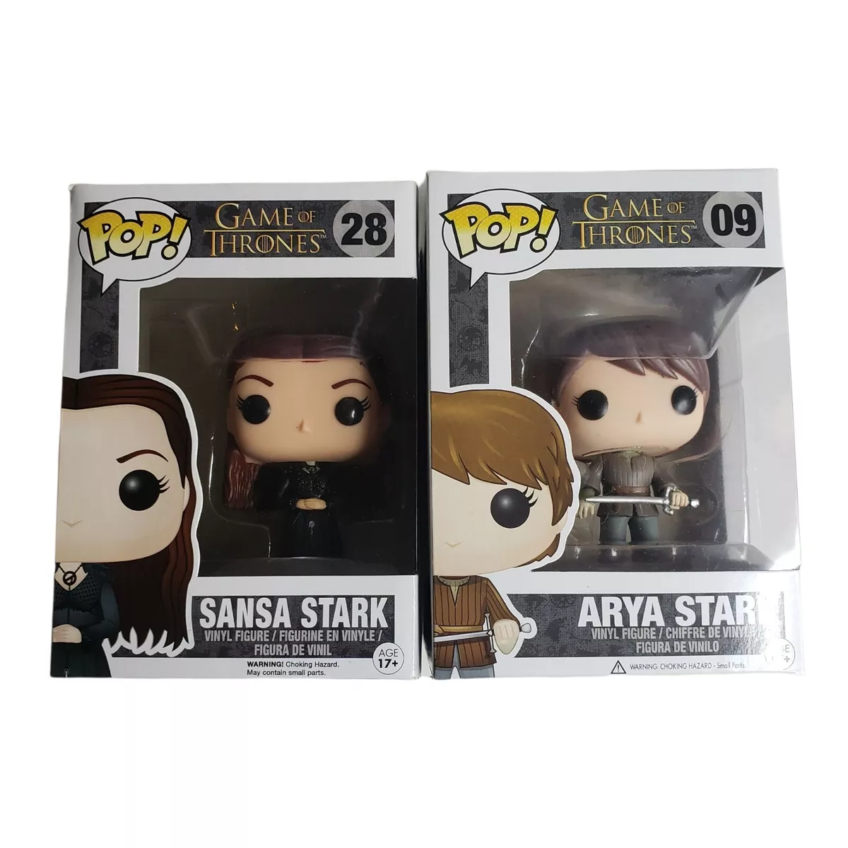 Funko POP! Game of Thrones Sisters Sansa Stark &amp; Arya #09 eBay