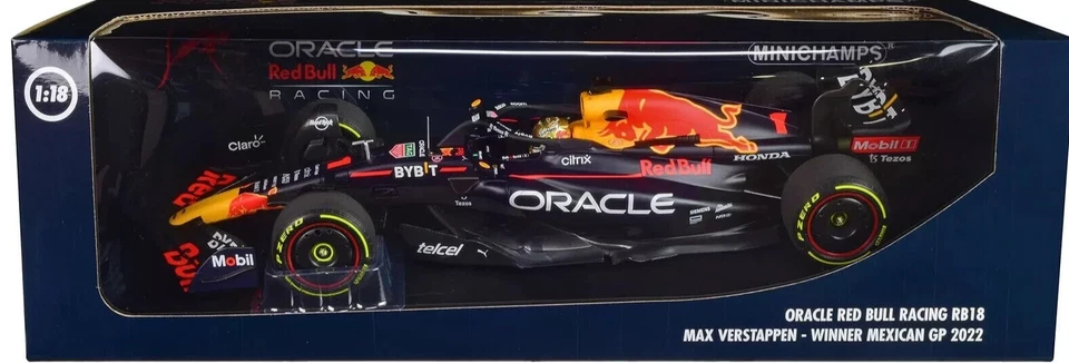 Red Bull Racing RB18 #1 Max Verstappen "Oracle" Winner F1 Formula One "Mexican G - Image 3 of 3