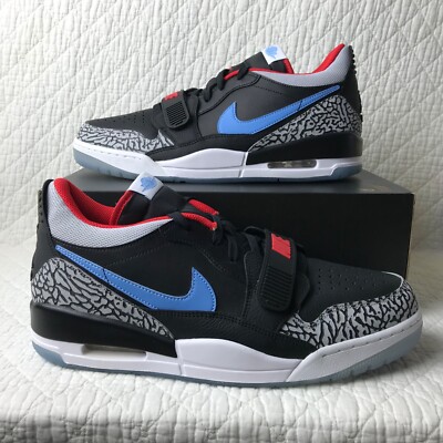 Nike Air Jordan Legacy 312 Low Shoes Men s SZ 12 Black Wolf Grey CD7069-004