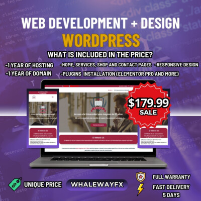 Complete Web Development on WordPress - Get Your Website Up and Running in 5 Day