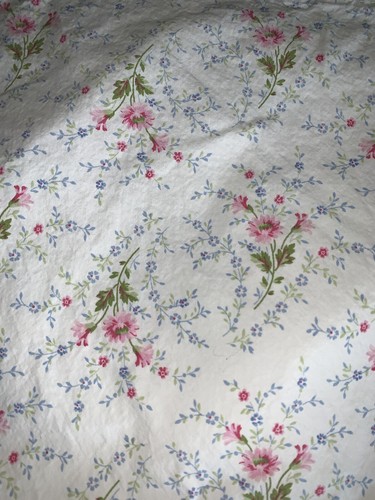 Ralph Lauren Pink Cottage Daisy floral Full Flat Sheet & 1 std pillowcase - 第 6/7 張圖片
