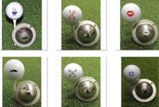 "CLEARANCE" TIN CUP Mark Your Own Golf Ball Custom Marking Tool