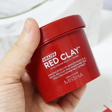 MISSHA Amazon Red Clay Pore Mask 110ml Wash-Off Mask Pore Refining K-Beauty