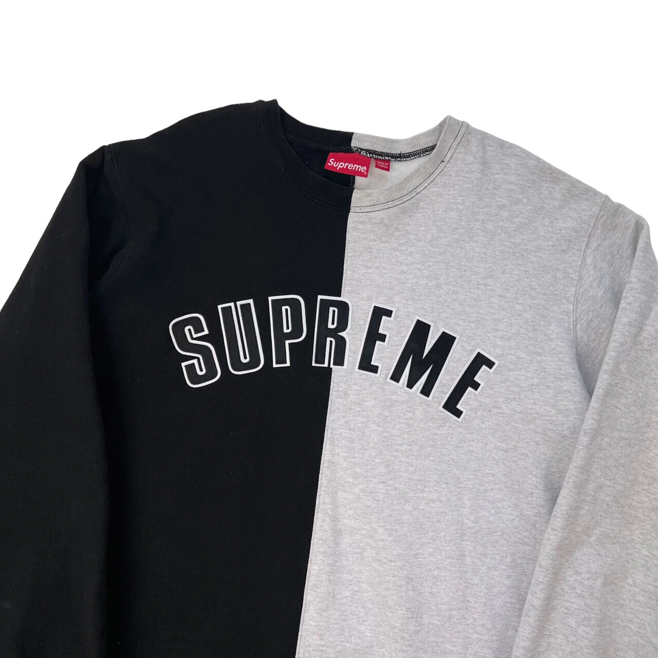 Sweat shirt logo Supreme Split Arc