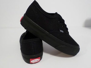 vans authentic black kids