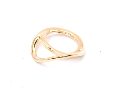 Eleganter WEMPE by KIM Ring in 750er / 18kt Rosegold Größe 56