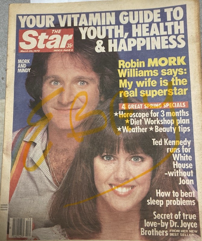 The STAR tabloid newspaper Magazine 03-20-79 Robin Williams TV Mork & Mindy BIN