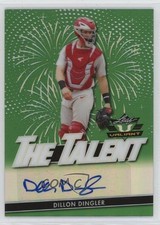 2020 Leaf Valiant The Talent Green Prismatic /99 Dillon Dingler Auto 1gk6