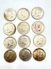 Kennedy 40% Silver Half Dollars 1965-1968 Lot Of 12 #15