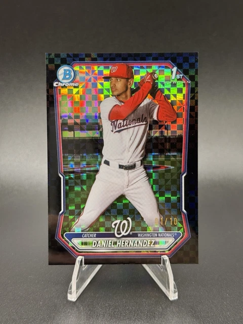 2026 Bowman Daniel Hernandez Black X-Fractor /10 Nationals 1st RC #BCP-97