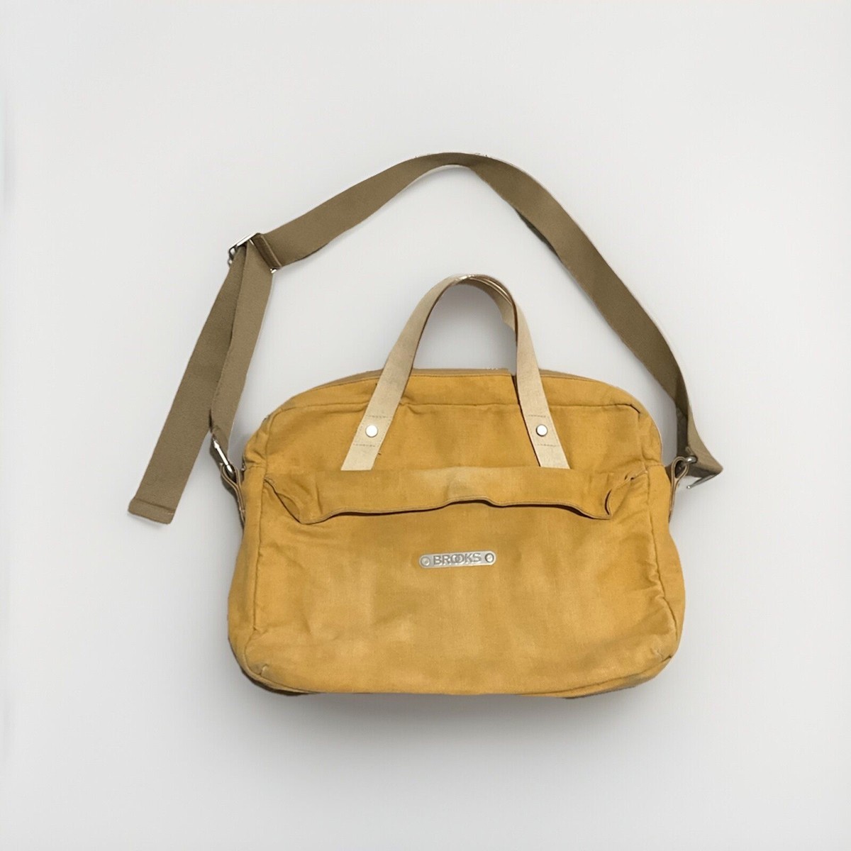 BROOKS ENGLANDメッセンジャーバッグ Brooks England Cotton Canvas Messenger Heavy duty Bag 16