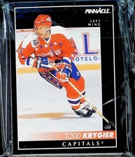 1992-93 Pinnacle Washington Capitals Team Set Mask Don Beaupre