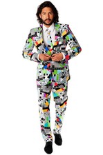 Retro Design Testival Test Screen Suit Adult Costume