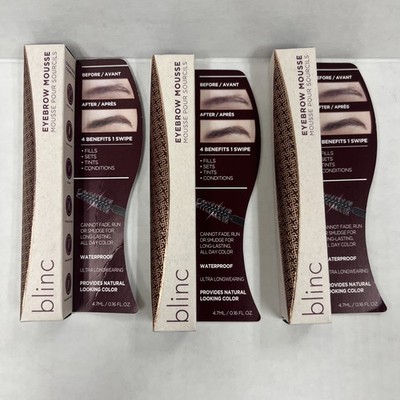 3Blinc Eyebrow Mousse WaterProof Ultra Long Wearing 0.16oz Dark Brunette/Brunett
