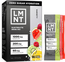 LMNT Zero Sugar Electrolytes - Variety Pack Bundle  Drink Mix  18-Count