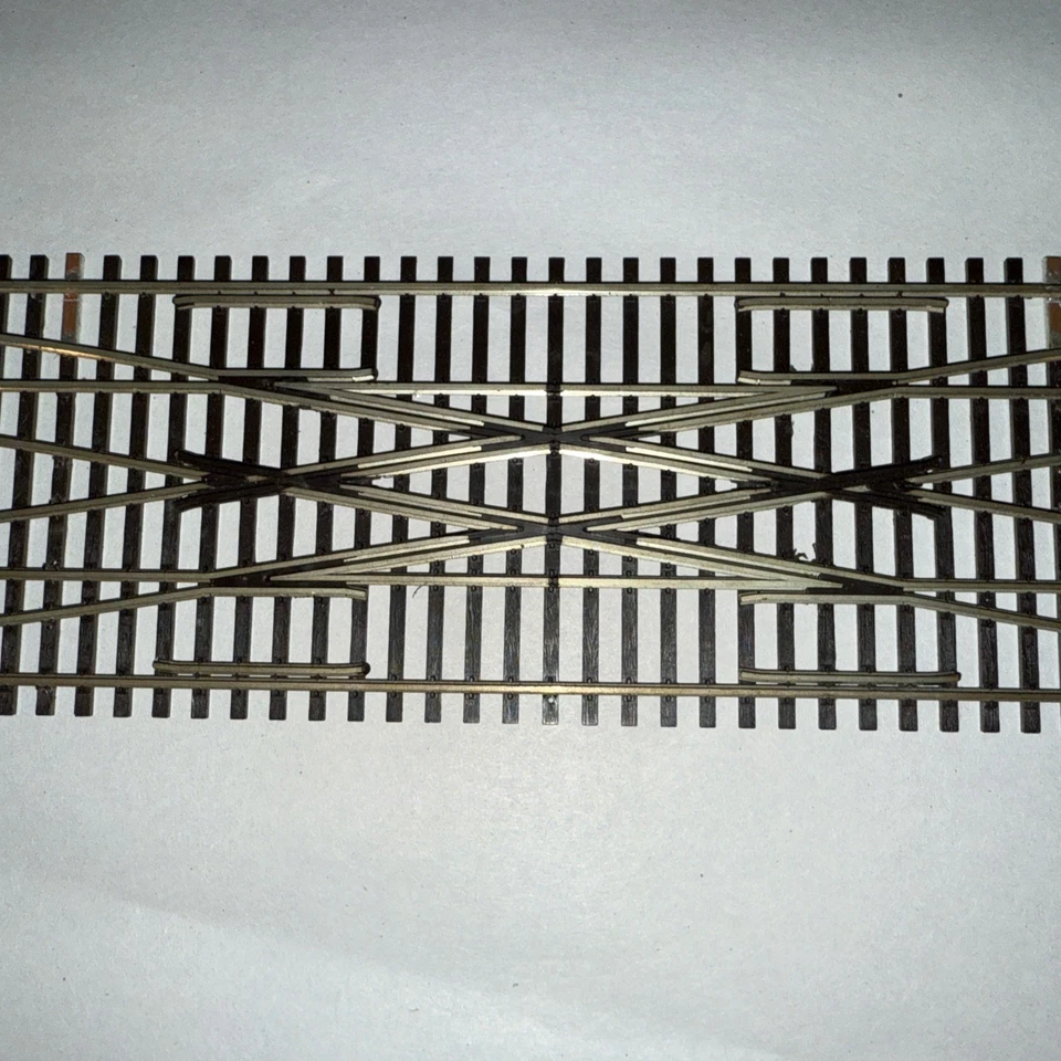 SHINOHARA NICKLE/SILVER #6 DOUBLE CROSSOVER CODE 83 HO SCALE - Image 4 of 4