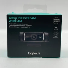 New Logitech 1080p Pro Stream Webcam 960-001211