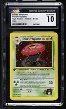 CGC 10 GEM MINT Erika's Vileplume 5/132 Gym Heroes 1st Edition Holo Pokemon Card on eBay
