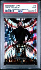 2023 Select WWE Gable Steveson Global Icons-Flash Prizm PSA 9
