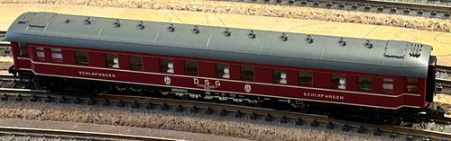 Fleischmann 863401, DSG-Schlafwagen DB WL4üe, Ep. IV, N, unbespielt, OVP | Zustand: Neu