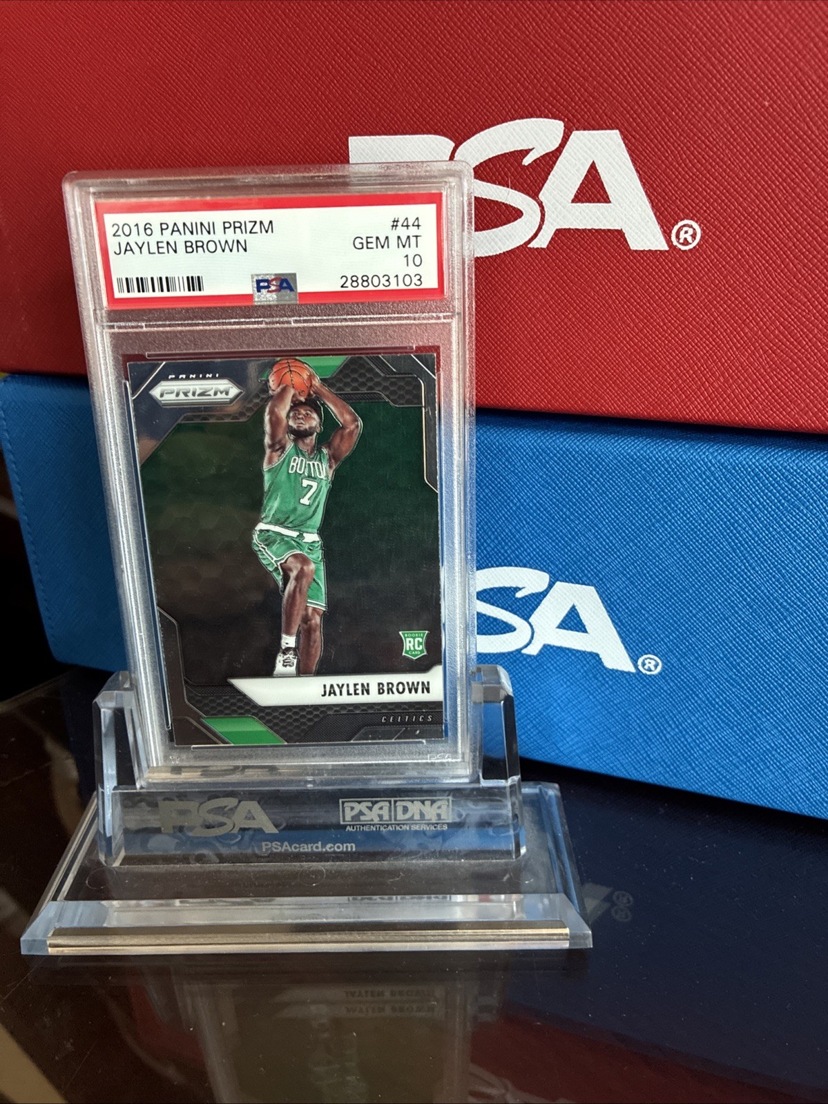 2016 Panini Prizm Jaylen Brown Boston Celtics Rookie RC PSA 10 MINT Rookie