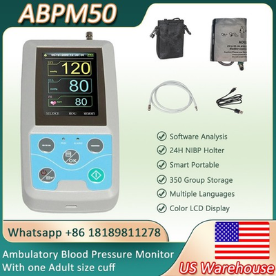 #ad #ad ABPM50 Ambulatory Blood Pressure Monitor NIBP Holter Recorder with PC Software $174.00