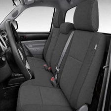 Front Bench Seat Cover For Tacoma Dark Grey 3 Headrest Quality Tailor Made Fit Front Bench Seat Cover For Tacoma Dark Grey 3 Headrest Quality Tailor Made Fit