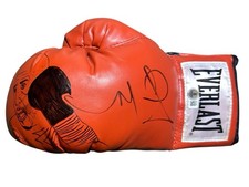 Miguel Cotto Red Everlast Boxing Glove W/Custom Drawing (BAS BS73291)