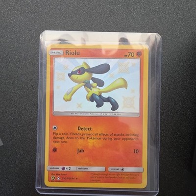 Pokémon TCG Riolu 173/091 Paldean Fates Shiny Holo Rare S&V 173/091