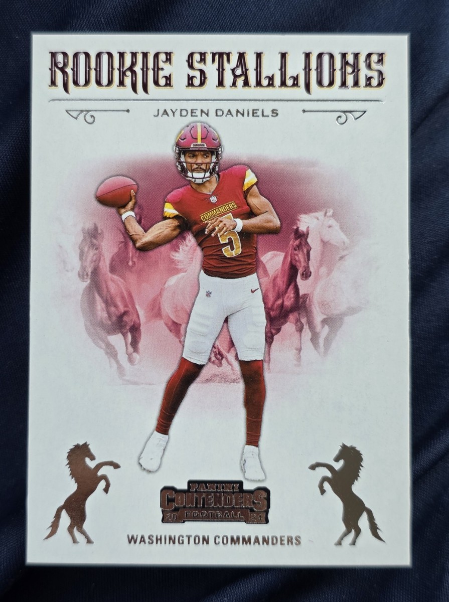 2024 Panini Contenders Football Jayden Daniels Rookie Stallions