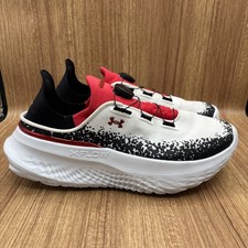Zapatilla deportiva Under Armour SlipSpeed Mega negra blanca roja para hombre talla 11,5