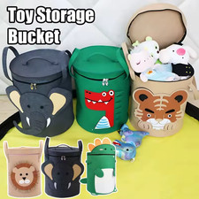Soft Toy Storage Box Large Organizer Bag Kid Playroom Storage Bin Clothes Basket