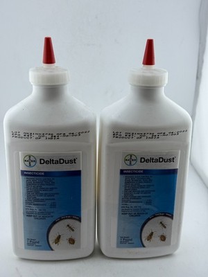 2 DELTA DUST 1lb, Insect Control Silverfish Bedbugs Bees Cockroaches 1 lb