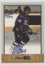 1998-99 Bowman CHL Auto Blue Mark Bell #A8 Auto 1o3