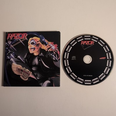 Razor - Evil Invaders CD ATM-0112 Thrash Speed Metal Canada Reissue Digipak
