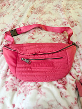 Steve Madden Pink Belt Bag Fanny Pack Zip Clo...