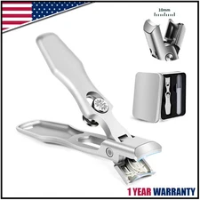 Stainless Professional Extra Large Toe Nail Clippers For Thick Nails Heavy Duty~