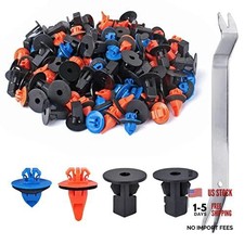 120Pcs Fender Flare Clips, Retainer Fastener Rivets for Bumper Fender Liner